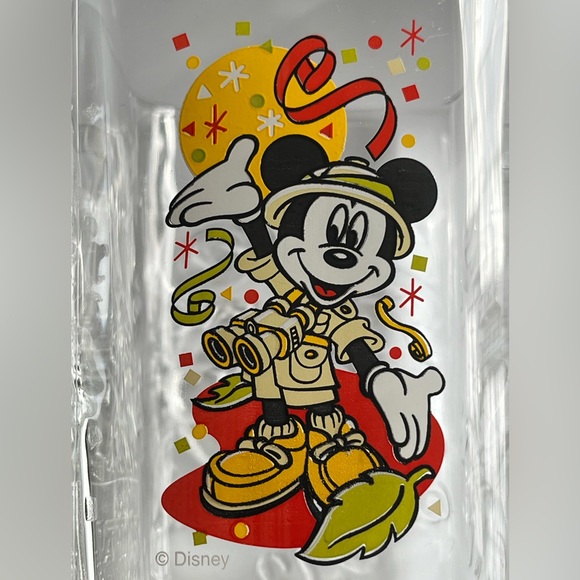 Mickey Mouse Walt Disney World 💥Magic Kingdom 2000 💥Square Glass Vintage - Picture 10 of 10